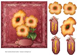 Glorious Petunias Birthday Get Well Thank You