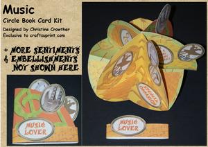 Music Circle Book Card Kit