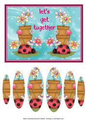 Ladybirds Let's Get Together Double Oval Pyramid