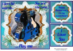 Play Me Guitar for Anniversary or Love Occasion