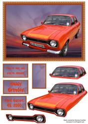Sunset Ford Escort Rs2000 - You're Not Old, You're Classic!