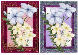 Two Jasmine Quick Card Fronts for Any Occasion