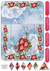 Rosa Dortmund Centre Stepper with Easy Decoupage Panel