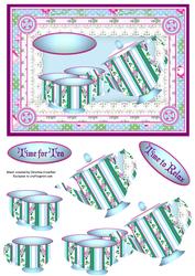 Shabby Cottage Chic Time for Tea Time to Relax