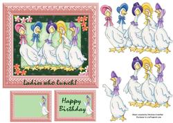 Ladies Who Lunch! Gaggling Geese Happy Birthday