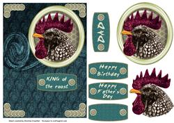 King of the Roost - Happy Birthday, Fathers Day, Dad