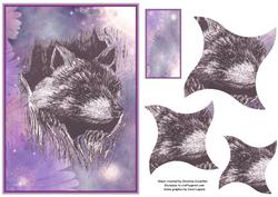 Curious Racoon Twisted Warped Square Stacker All Occasion