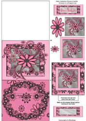 Birthday in the Pink Stand-up Element Easel Card
