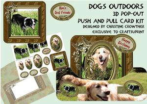 Dogs Outdoors Push and Pull Card Kit