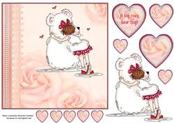 A Big Rosy Bear Hug! Spread the Love to Your Friends