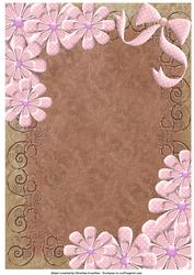Dotty About Flowers Background