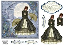 Victorian Fashion - Special Lady Happy Birthday