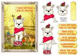 Tweet All Day Long! Any Occasion Card
