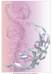 Tulip Elegance Backing Paper