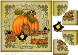 Good Luck in Your New Home Pumpkin
