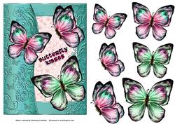 Butterfly Kisses Any Occasion Card