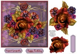 Lilac Floral Fantasy for Birthday Sympathy or Any Occasion