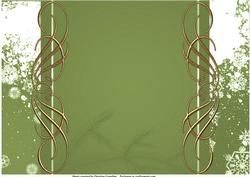 Gold and Soft Green Christmas Background 1