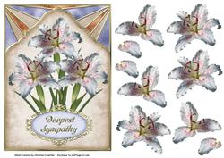 Deepest Sympathy White Lilies