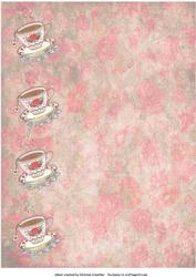 Tea and Roses Background