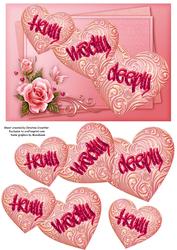 Truly Madly Deeply - Pink for Wedding, Valentine & Romance