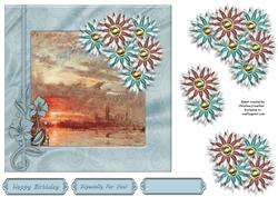 Westminster Sunset 1910 Especially for You Any Occasion Card