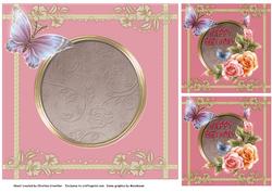 Rosy Roses Insert