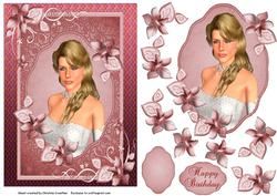 Portrait of a Lady for Birthday or Any Occasion
