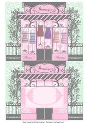 Frilly Dress Boutique Insert