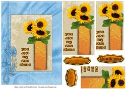 You Are My Sunshine - Sunflower Pyramid
