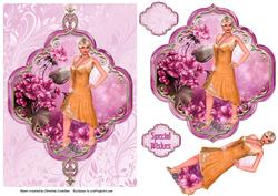 Roaring Twenties - Flapper Girl in the Pink Special Wishes