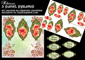 Hibiscus 3 Panel Pyramid Mini Kit