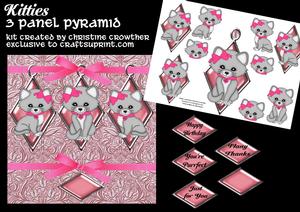 Kitties 3 Panel Pyramid Mini Kit