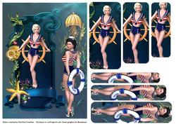 Nautical Pinups Double Pyramid