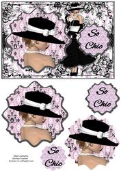So Chic Ornate Mat Double Pyramid