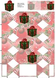 Christmas Gift Cracker Box with Gift Tag