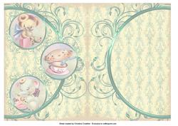 All Smiles Easy Cut Circular Swirl Frame Trio Insert
