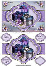 Birthday Gifts - You're Worth It! - Ribbon Sash Quick Card