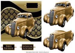 Golden Gatsby Classic Car
