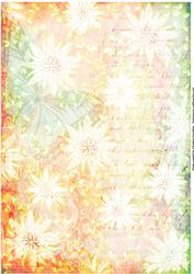Shabby Chic Floral & Butterfly Background
