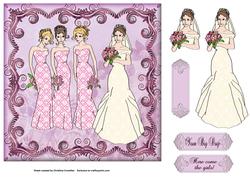Here Come the Girls! Bride & Bridesmaids