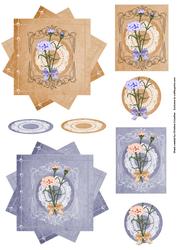 Carnation and Lace Stacked Star Toppers