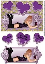 Sexy Valentine - I'm Yours - Unwrap Me (purple)