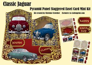 Classic Jaguar Pyramid Panel Staggered Easel Mini Kit
