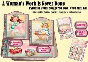 A Woman's Work Pyramid Panel Staggered Easel Mini Kit