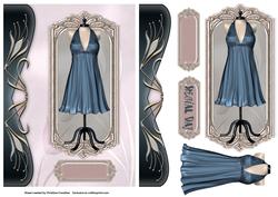 Art Nouveau Framed After Midnight Dress