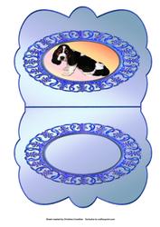 You're How Old? Basset - Scalloped Oval Ironwork Insert