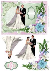 Lily Framed Bride & Groom
