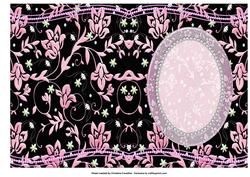 Modern Girl Floral Fantasy Insert