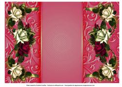 Sheer Elegance Roses Background